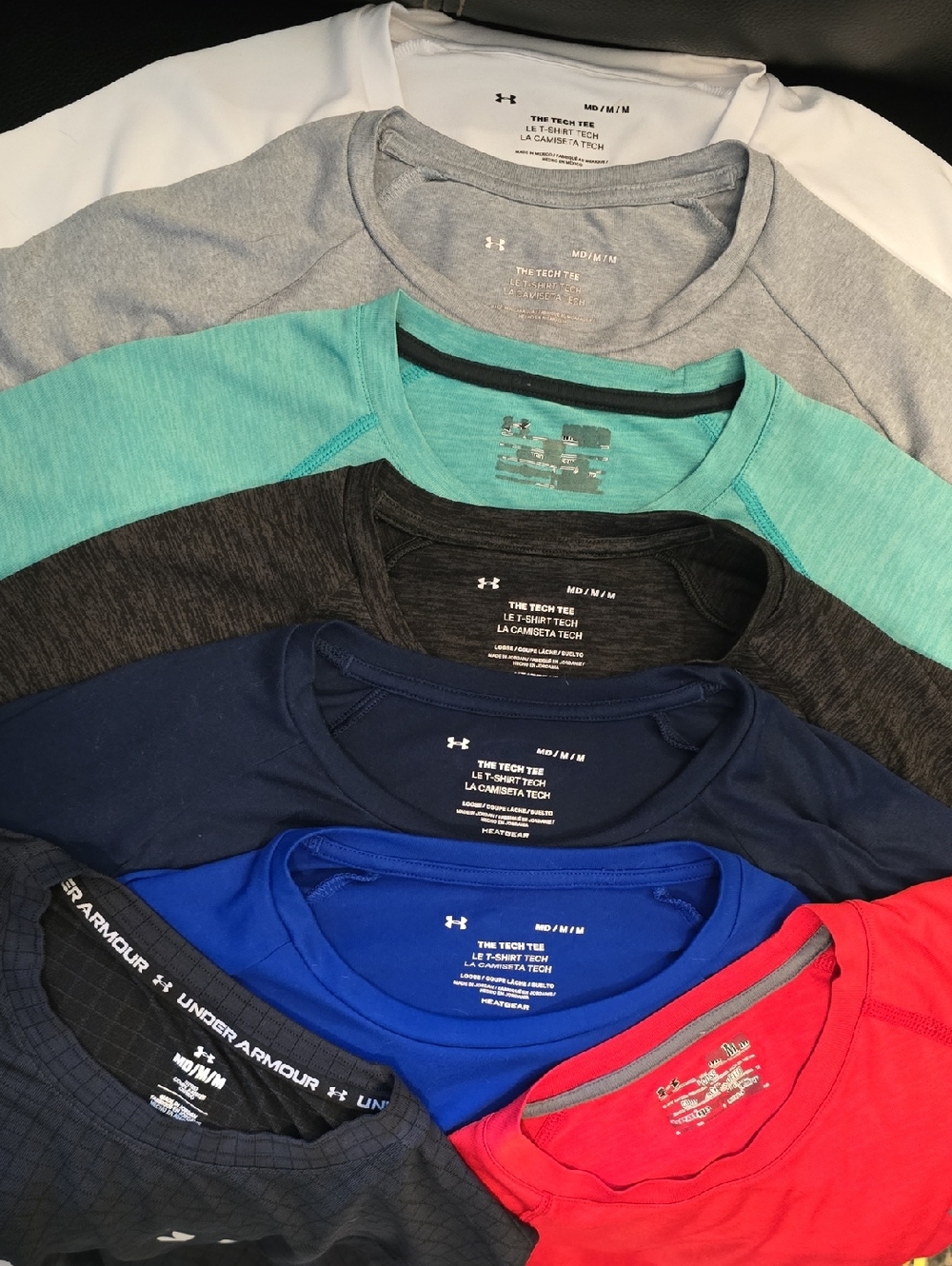 Under Armour Performance Tee Bundle - White/Gray/Teal/Green/Navy/Royal/Red/Black